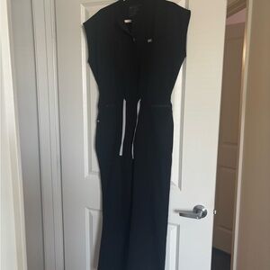 Figs Black Rafaela wide leg Jumpsuit